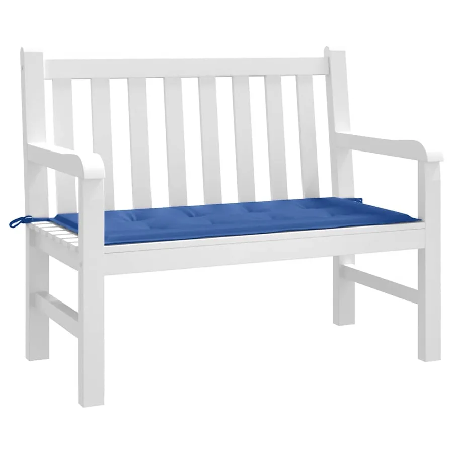 Coussin de banc de jardin bleu royal 120x50x3 cm tissu oxford - 3