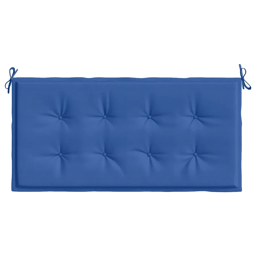 Coussin de banc de jardin bleu royal 120x50x3 cm tissu oxford - 4