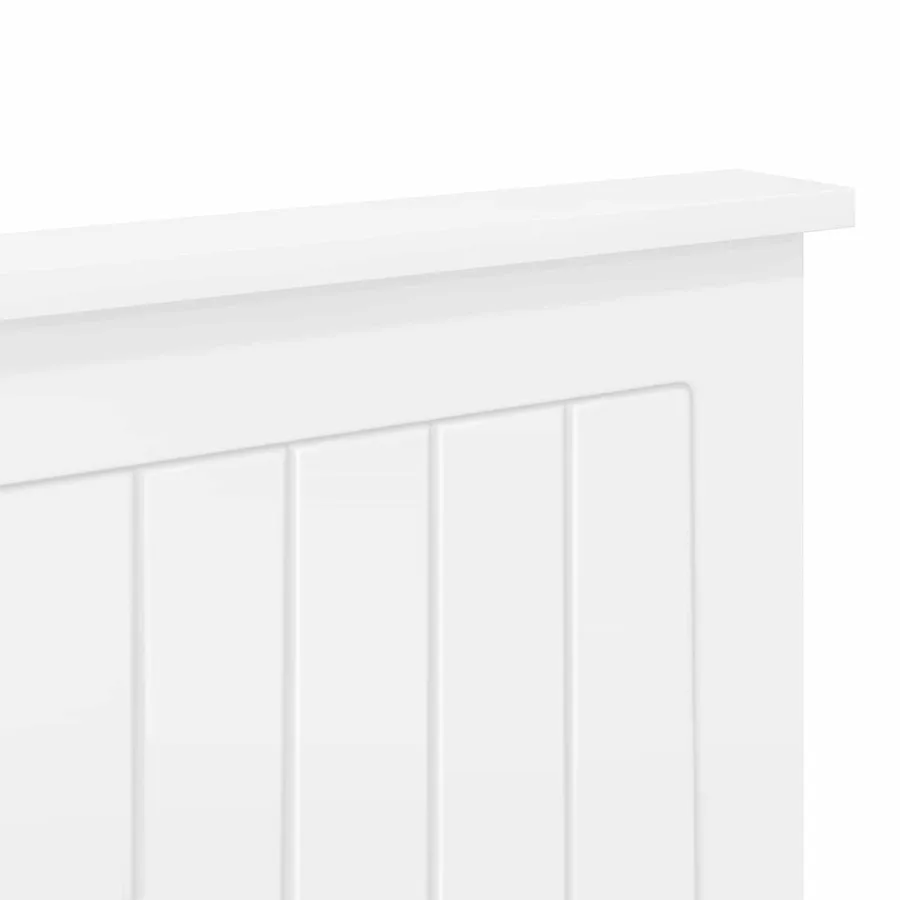Tête de lit avec tête de lit Blanc 140 cm Bois d'ingénierie - 7