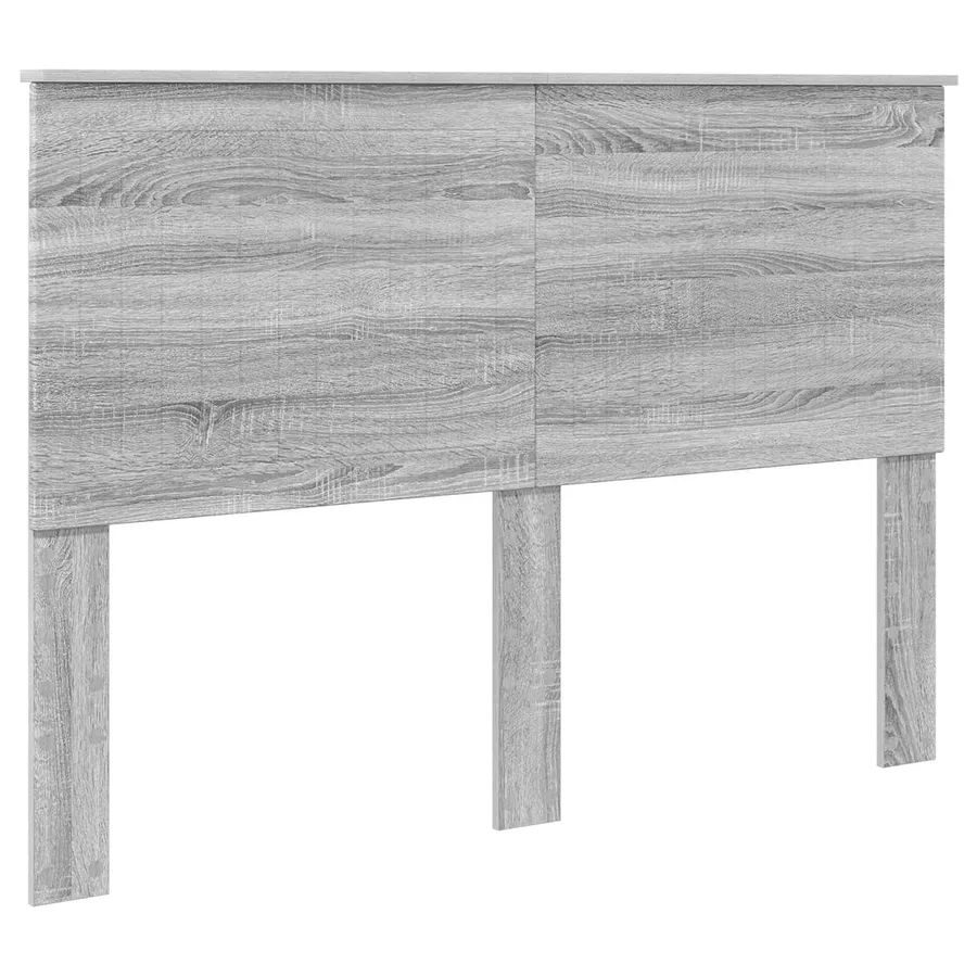 Cadre de lit Gris Sonoma 140 x 190 cm Bois de pin massif - 6