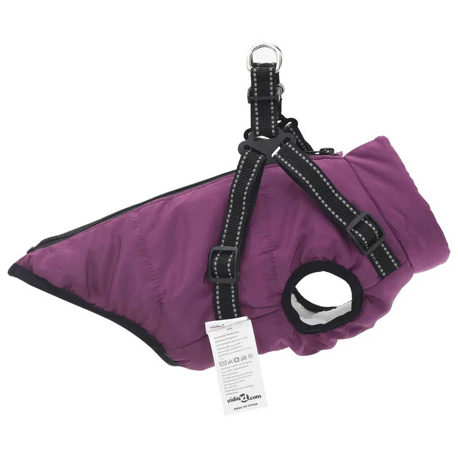 Manteau pour chien Pourpre L40 Fleece et Polyester - 4