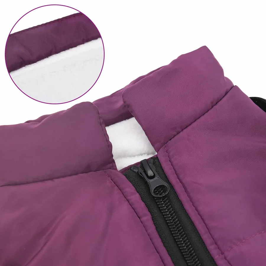 Manteau pour chien Pourpre L40 Fleece et Polyester - 7