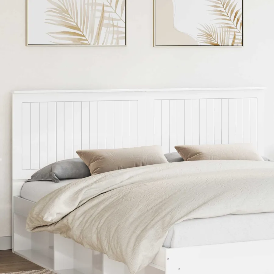Tête de lit Blanc Brillant 180 cm Bois d'ingénierie
