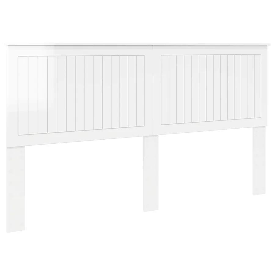 Tête de lit Blanc Brillant 180 cm Bois d'ingénierie - 2
