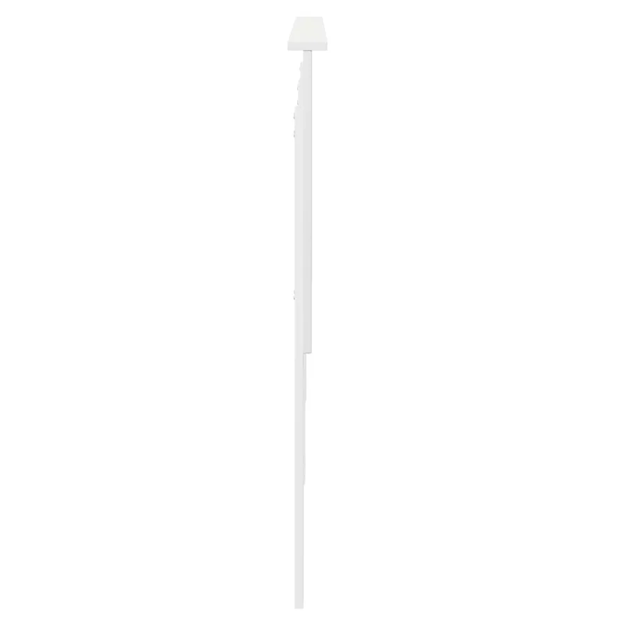Tête de lit Blanc Brillant 180 cm Bois d'ingénierie - 5