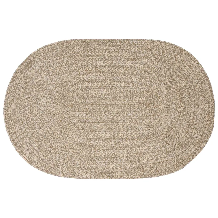Tapis de surface Blanc 122 x 183 cm Jute