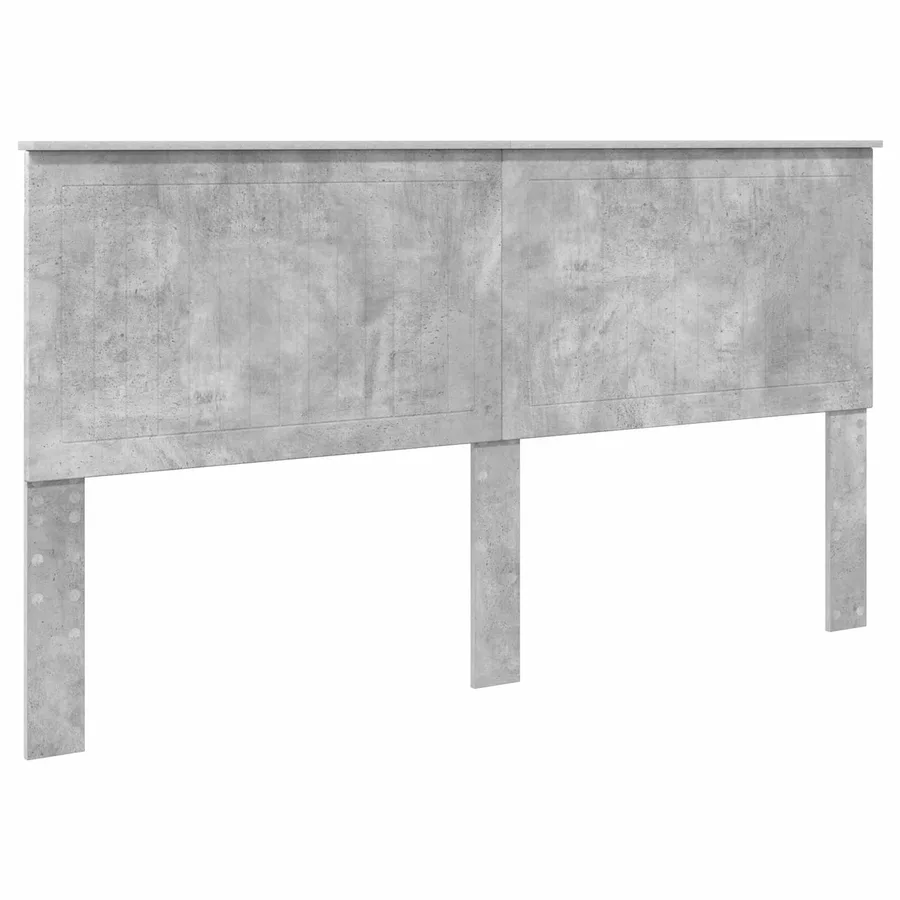 Cadre de lit Béton 180 x 200 cm Bois de pin massif - 6