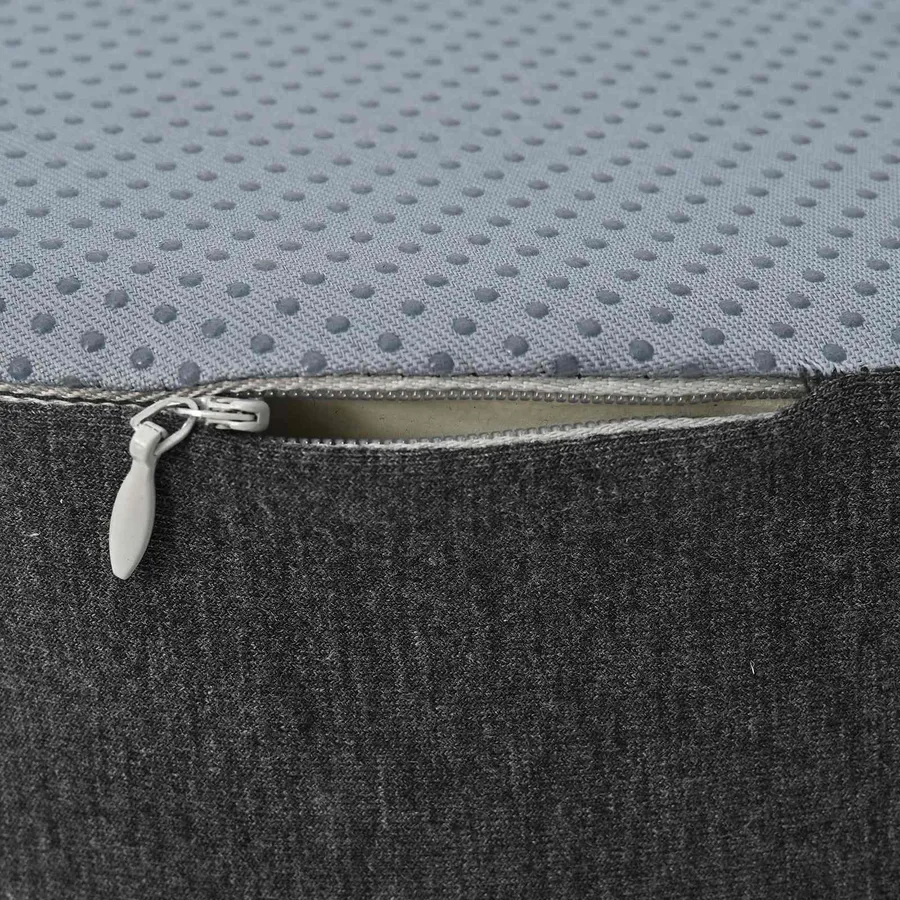 Coussin d’assise Couleur unie Gris foncé 50 x 43 x 10 cm - 9