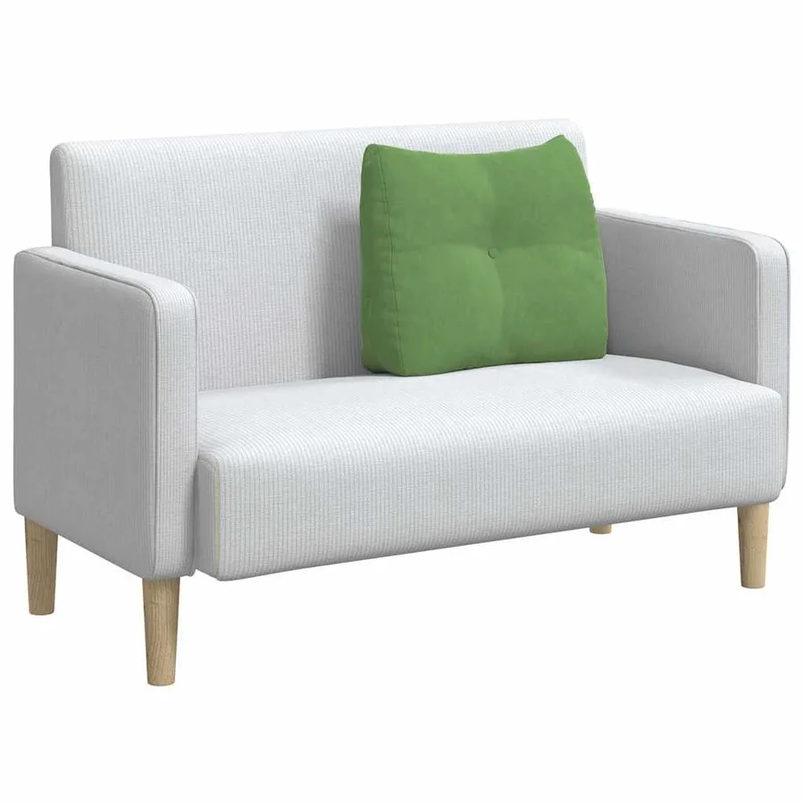 Coussin de Dos Vert clair 60 x 24 x 50 cm Velours - 3