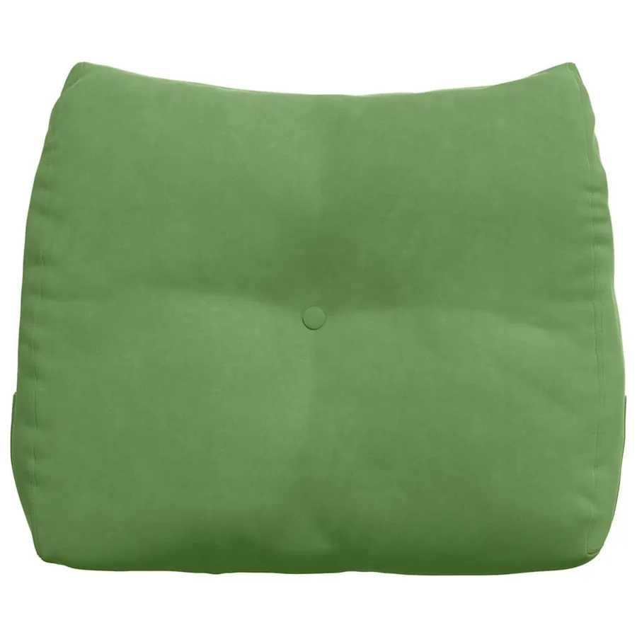 Coussin de Dos Vert clair 60 x 24 x 50 cm Velours - 6