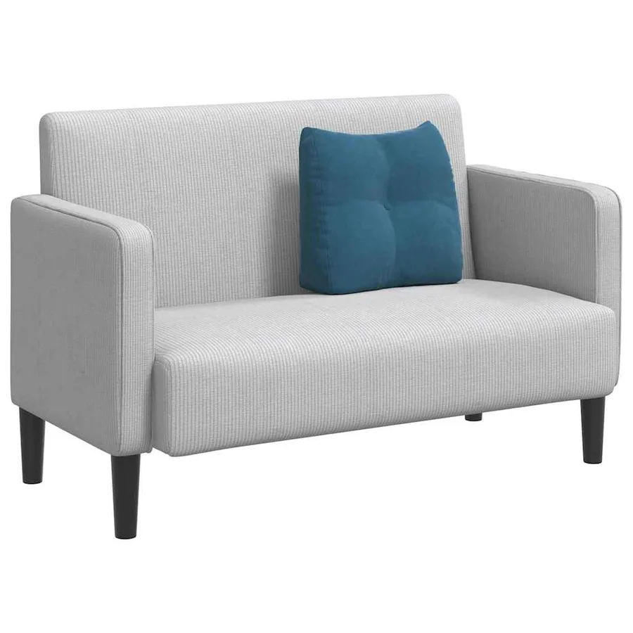 Coussin de Dos Bleu 45 x 24 x 50 cm Velours - 3