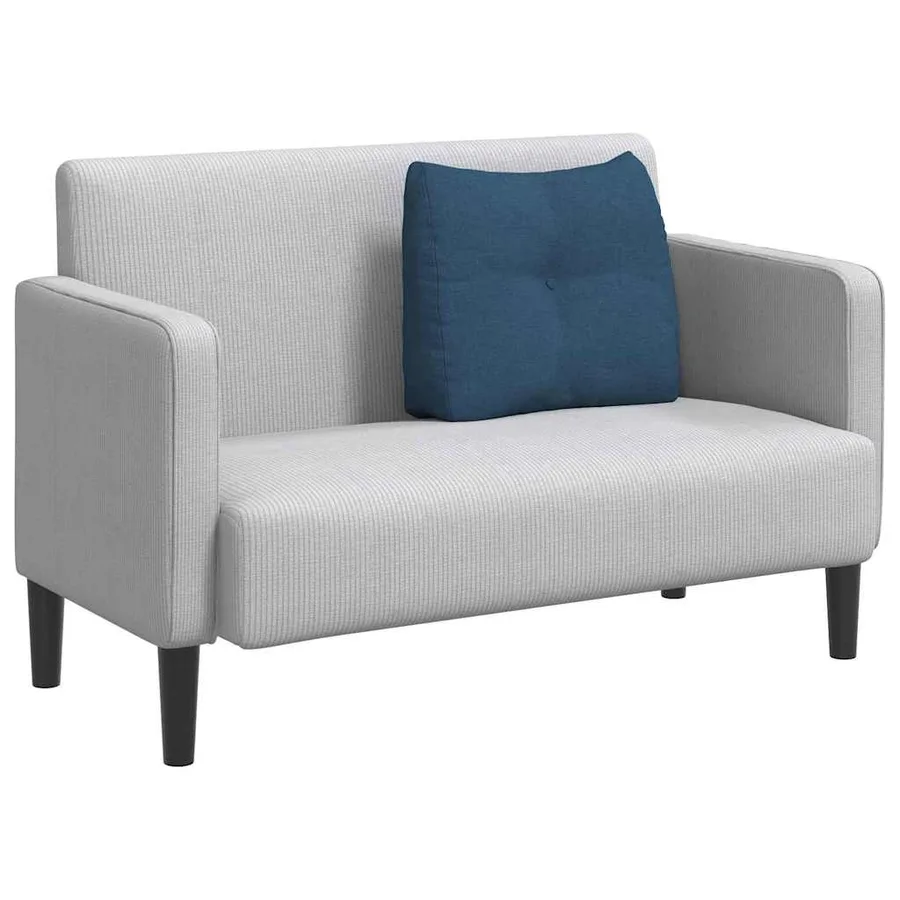 Coussin de Dos Bleu 60 x 24 x 50 cm tissu - 3