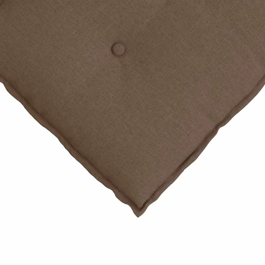 Coussin de Dos Marron 80 x 19 x 50 cm tissu - 7