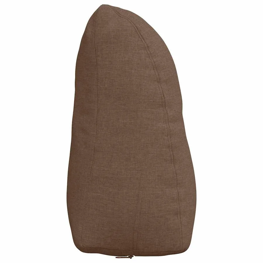 Coussin de Dos Marron 45 x 24 x 50 cm tissu - 7