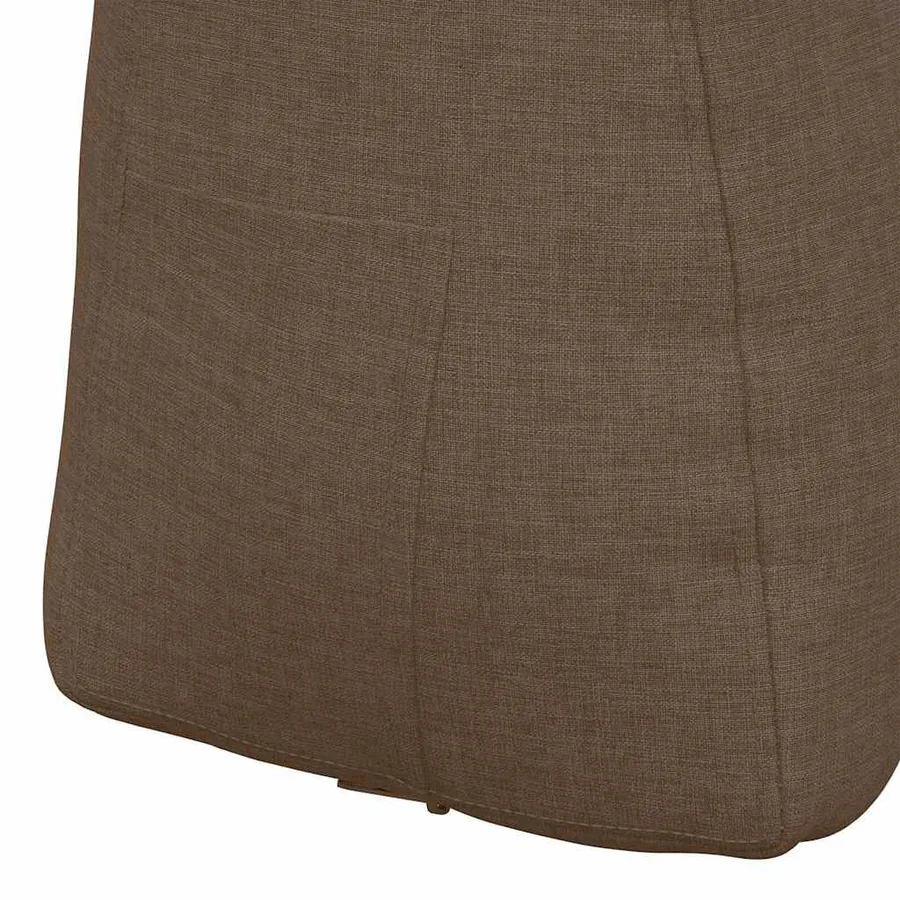 Coussin de Dos Marron 45 x 24 x 50 cm tissu - 9