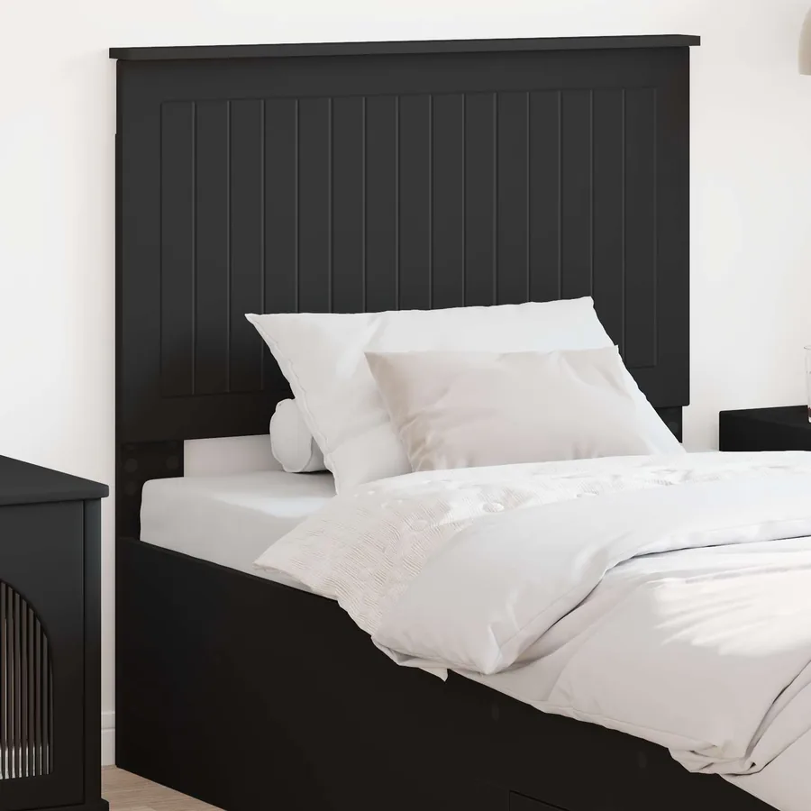Tête de lit avec tête de lit Chêne noir 90 cm Bois d'ingénierie
