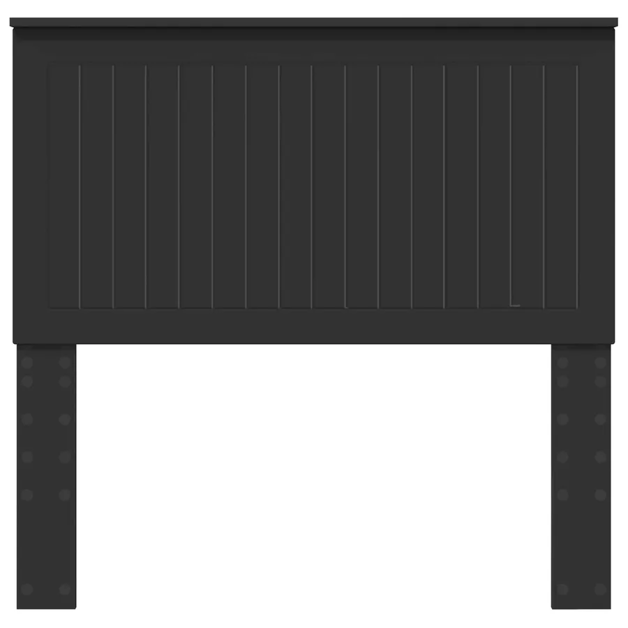 Tête de lit avec tête de lit Chêne noir 90 cm Bois d'ingénierie - 4