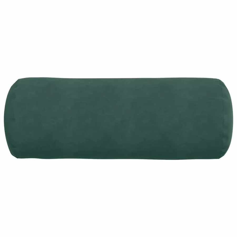Coussins d'accent 2 pcs Vert foncé Ø 25 x 70 cm - 6