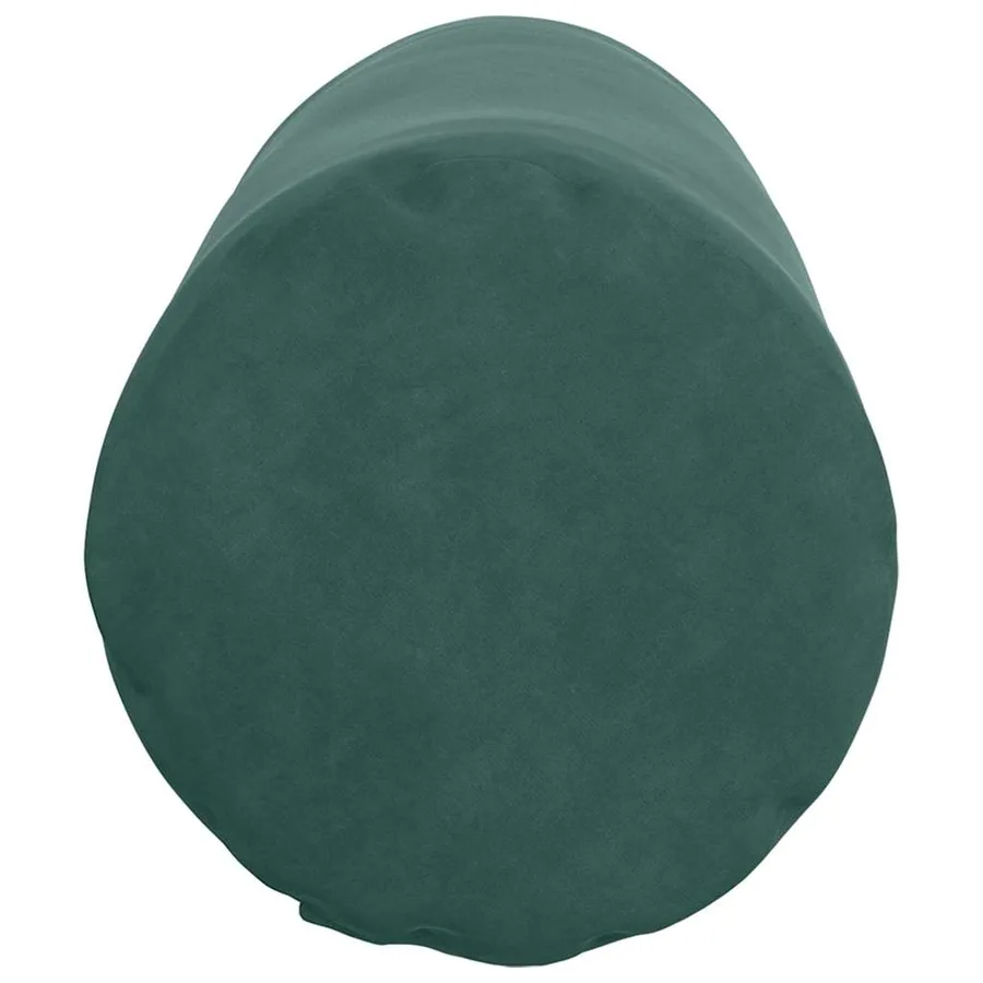 Coussins d'accent 2 pcs Vert foncé Ø 25 x 70 cm - 7