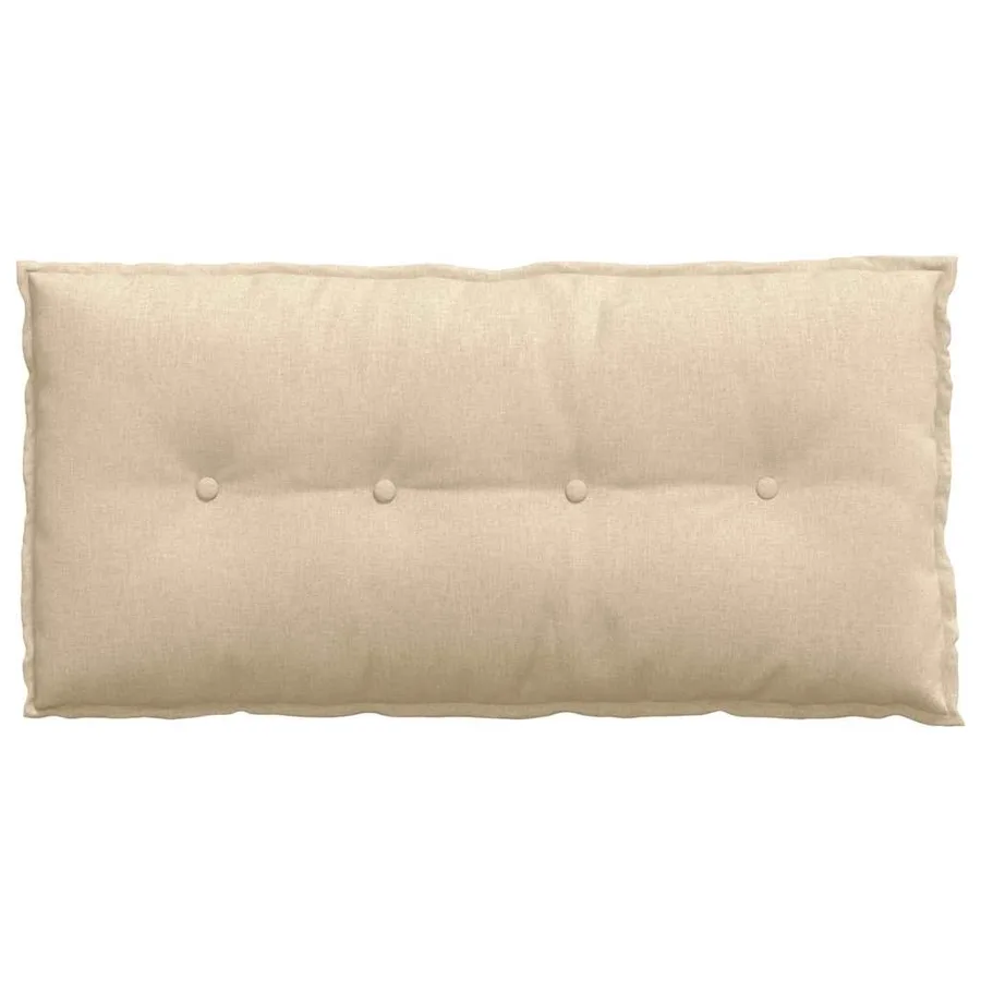 Coussin de Dos Crème 100 x 19 x 50 cm tissu - 6