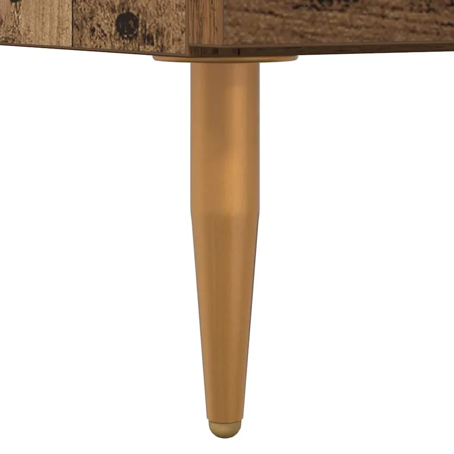 Table de chevet avec tiroir 2 pcs Bois ancien 40 x 35 x 47,5 cm - 11