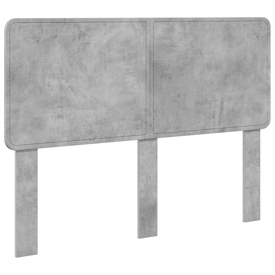 Tête de lit Gris béton Bois d'ingénierie - 2