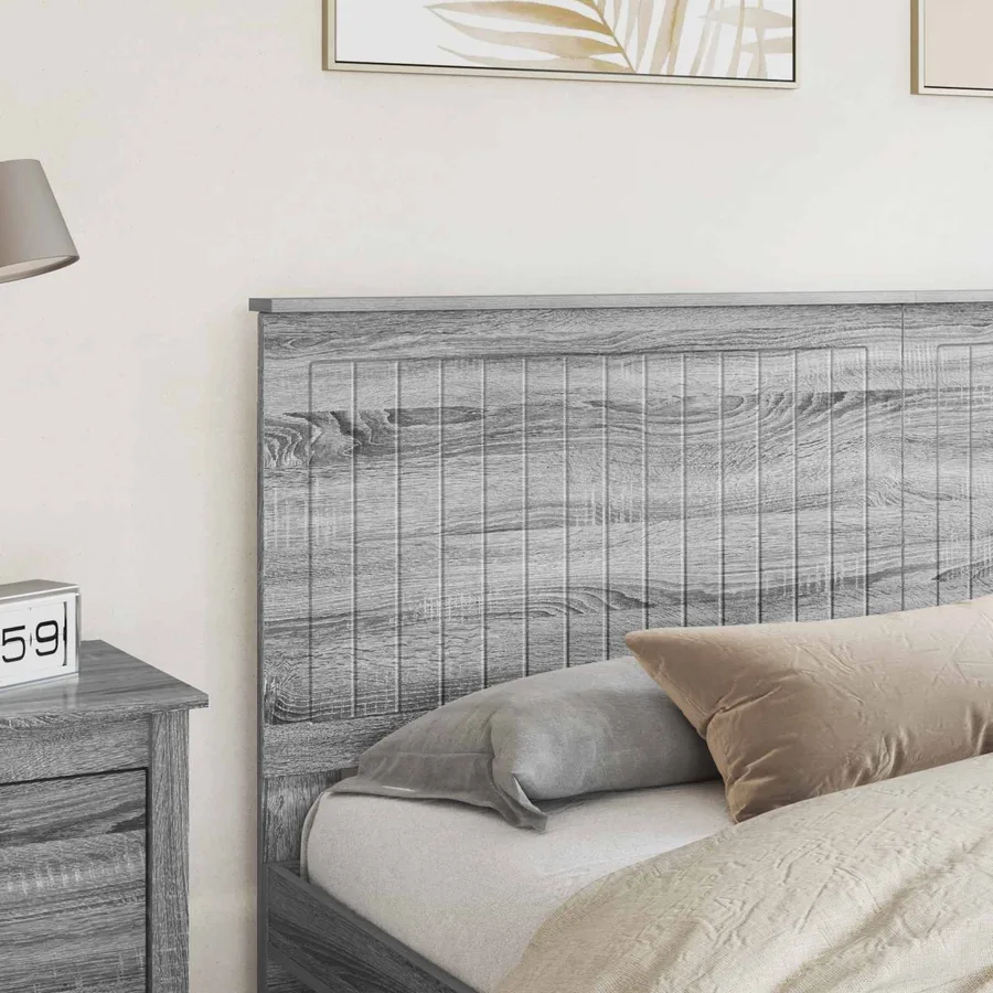 Tête de lit Gris Sonoma 180 cm Bois d'ingénierie - 3