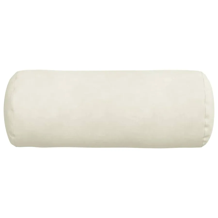 Coussins d'accent 2 pcs Crème Ø 15 x 40 cm - 6