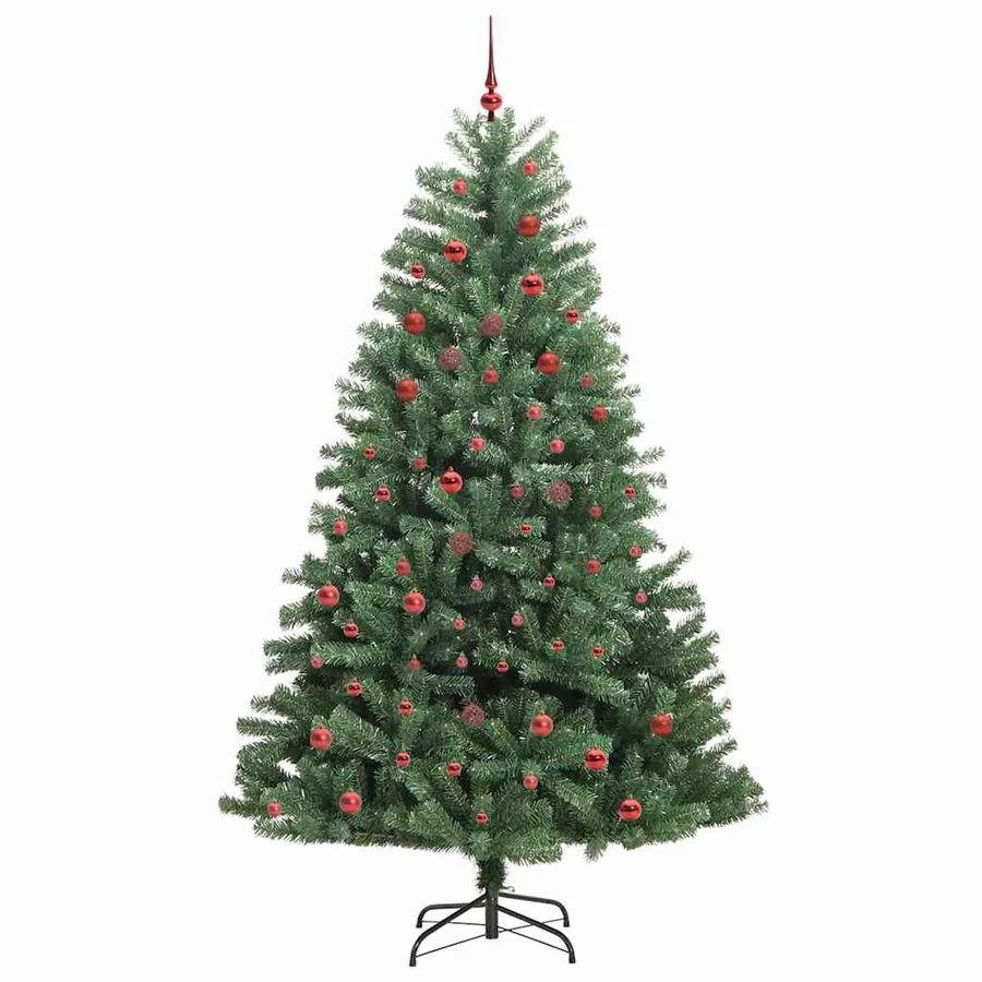 Sapin de Noël Artificiel à Branches Articulées Vert 210 cm - 4