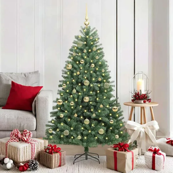 Sapin de Noël Artificiel à Branches Articulées Vert 150 cm