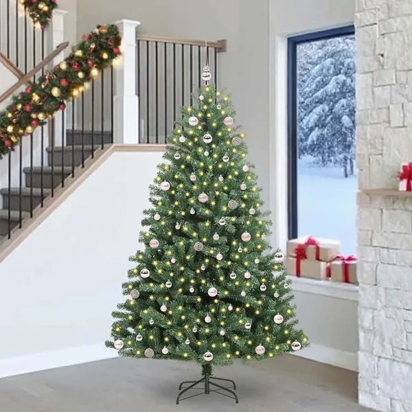 Sapin de Noël Artificiel à Branches Articulées Vert 240 cm
