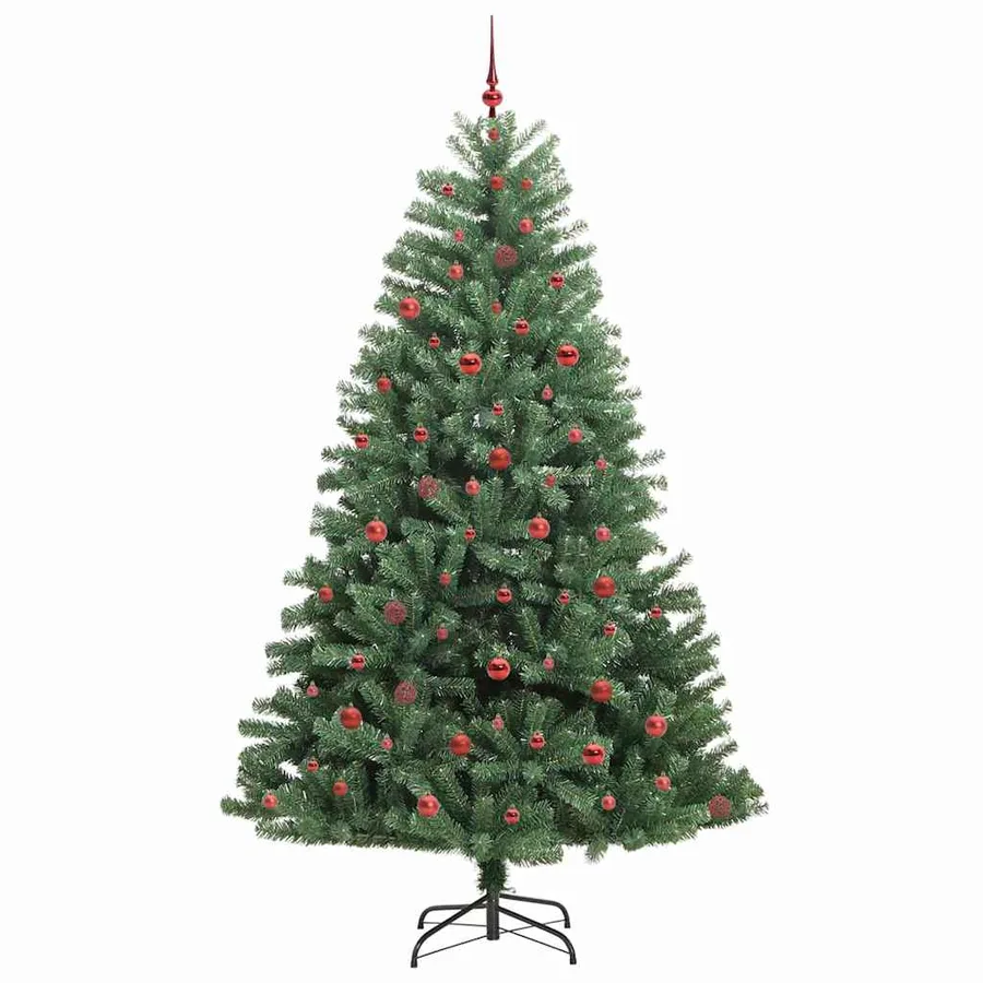 Sapin de Noël Artificiel à Branches Articulées Vert 240 cm - 4