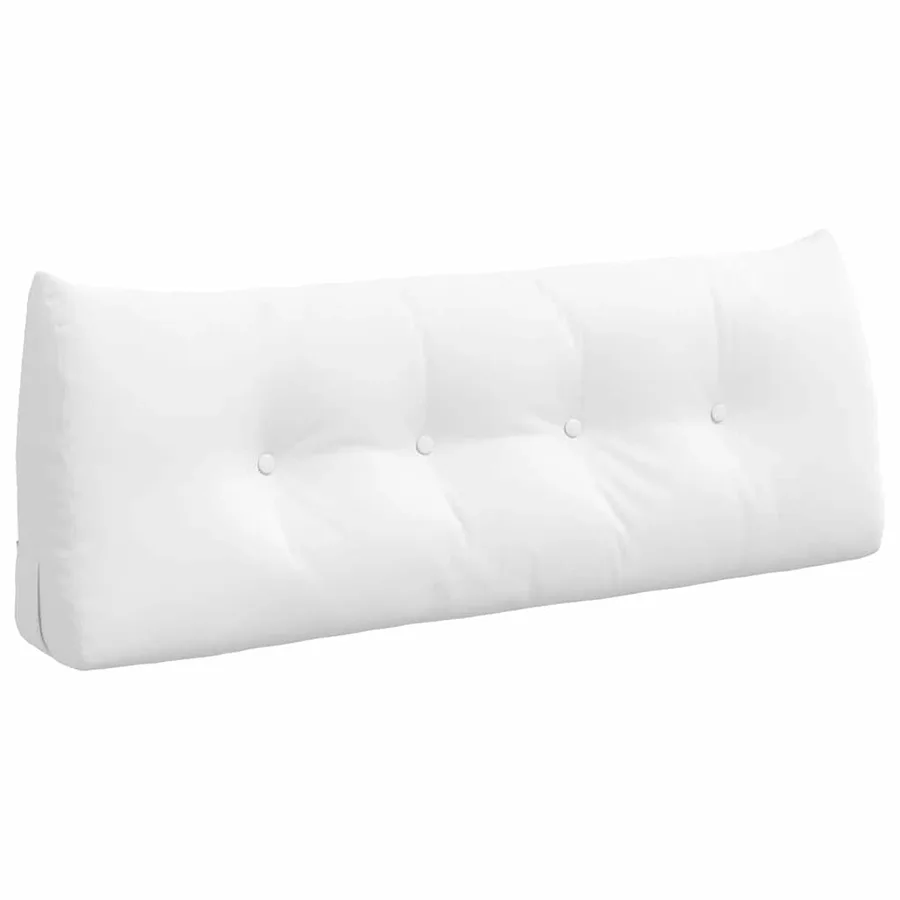 Coussin de Dos Blanc 120 x 24 x 50 cm tissu - 2