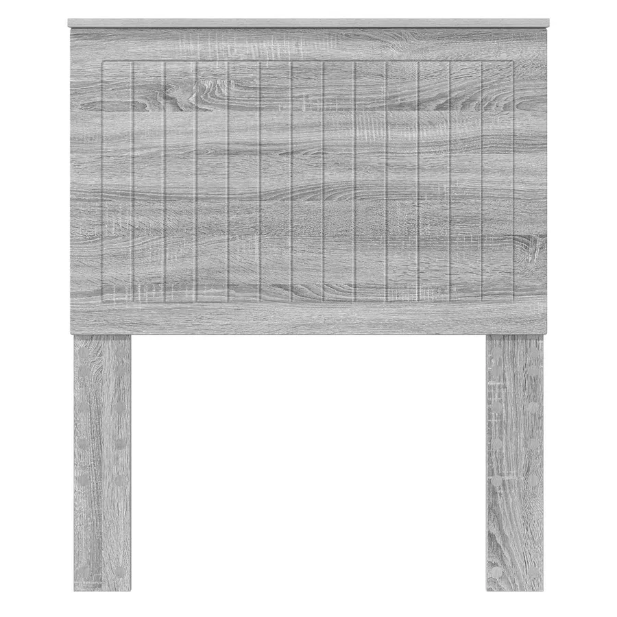 Tête de lit Gris Sonoma 80 cm Bois d'ingénierie - 4