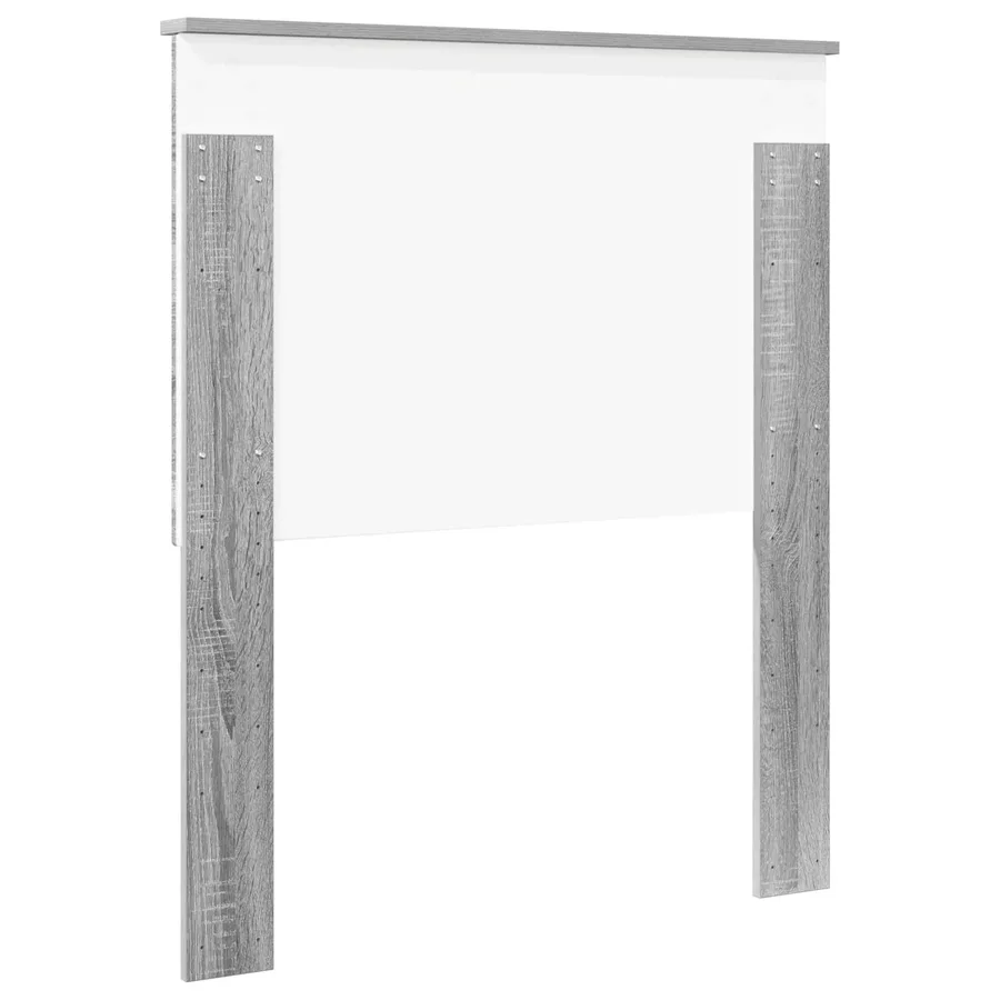 Tête de lit Gris Sonoma 80 cm Bois d'ingénierie - 6