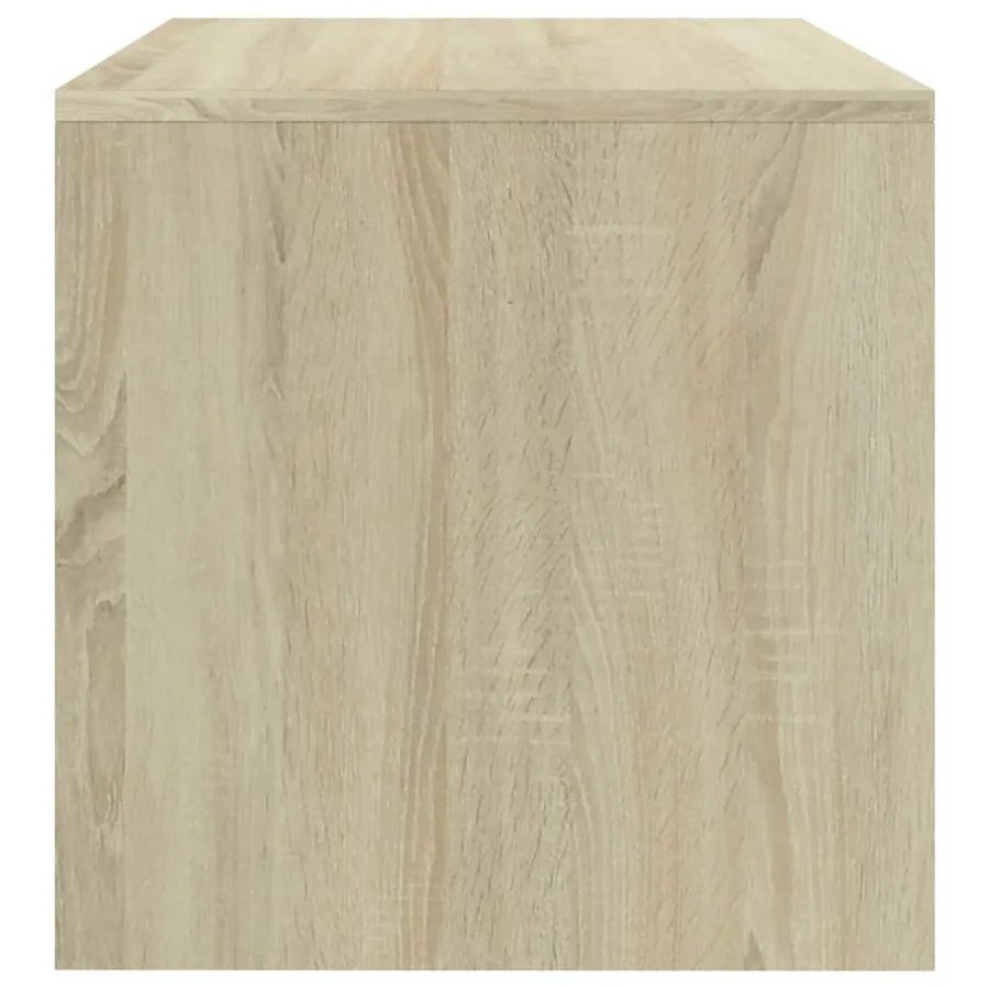 Meuble TV Chêne sonoma 80x40x40 cm Bois d’ingénierie - 5