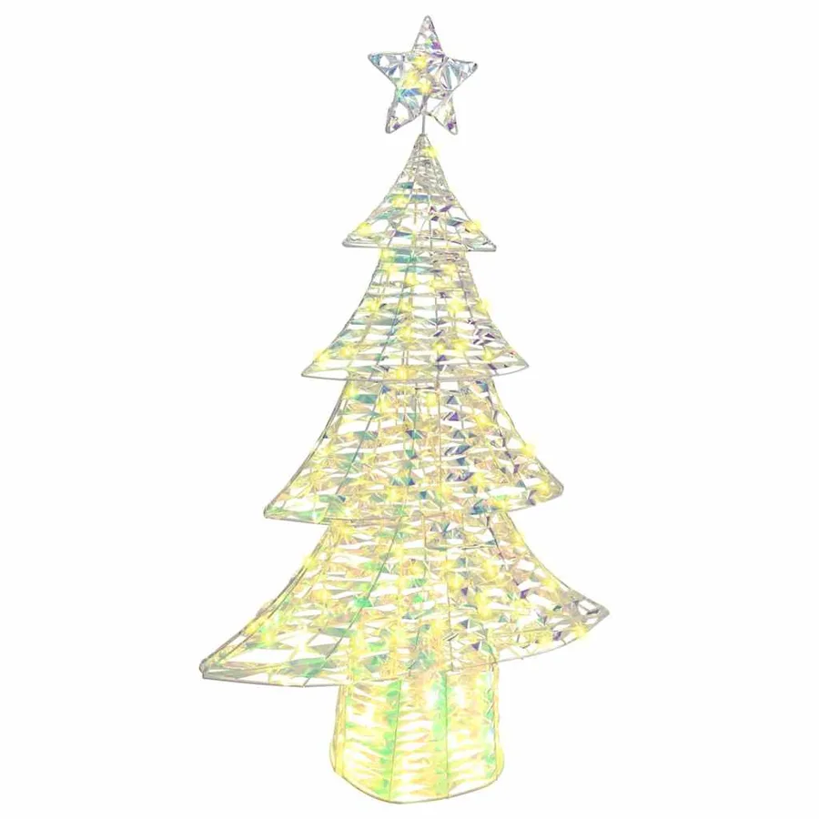 Sapin de Noël avec 160 LED Blanc chaud 150 cm PET - 2