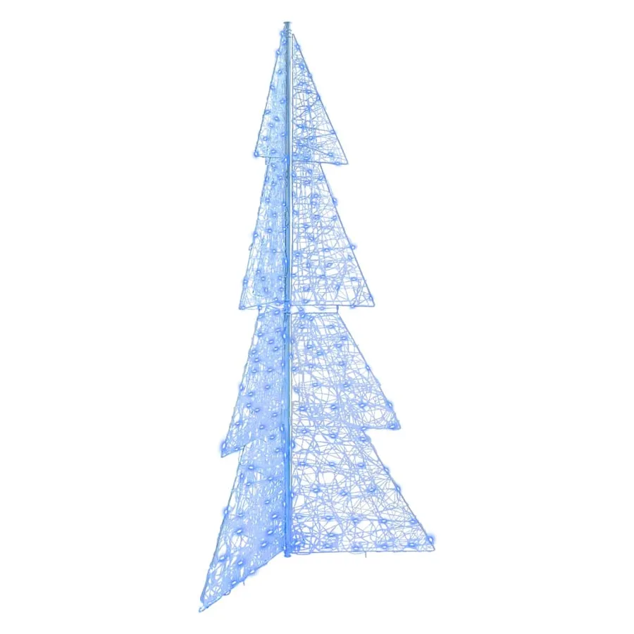 Sapin de Noël avec 240 LED Bleu 180 cm Acrylique - 2