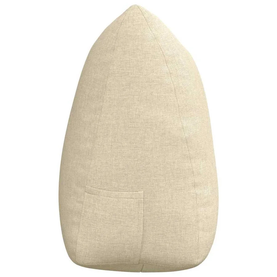 Coussin de Dos Crème 140 x 24 x 50 cm tissu - 7