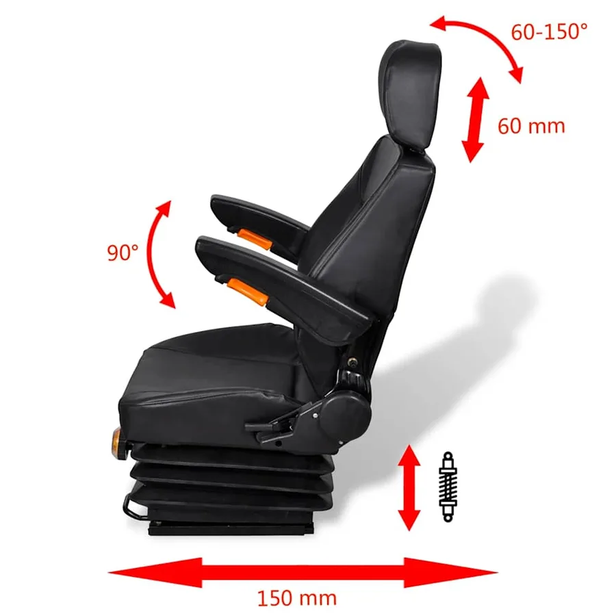 Tractor Seat with Suspension - 4