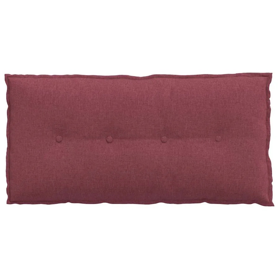 Coussin de Dos Bordeaux 100 x 19 x 50 cm tissu - 6