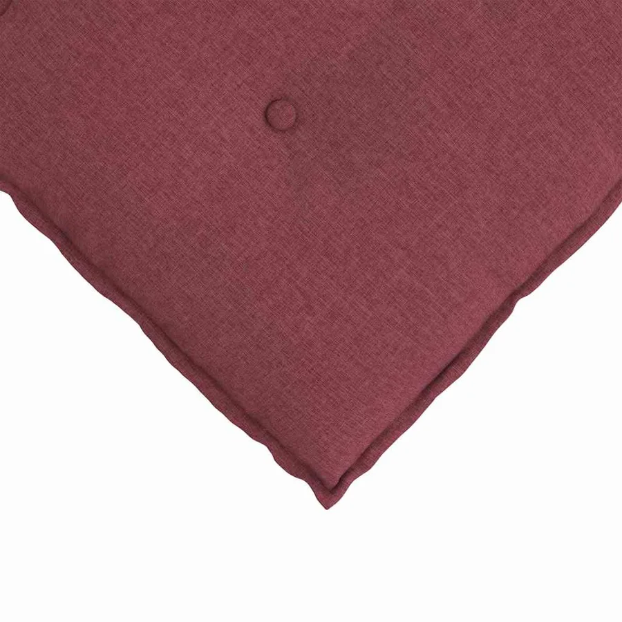 Coussin de Dos Bordeaux 100 x 19 x 50 cm tissu - 7