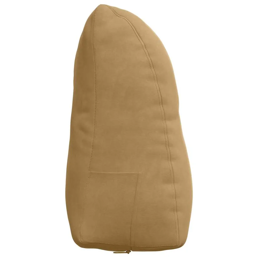 Coussin de Dos Marron 45 x 24 x 50 cm Velours - 7