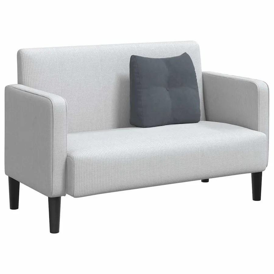 Coussin de Dos Gris foncé 45 x 24 x 50 cm Velours - 3