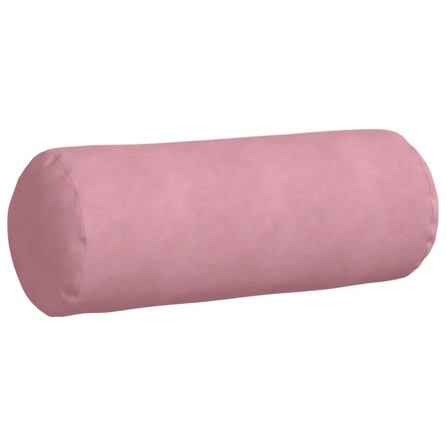 Coussins d'accent 2 pcs Rose Ø 25 x 70 cm - 5