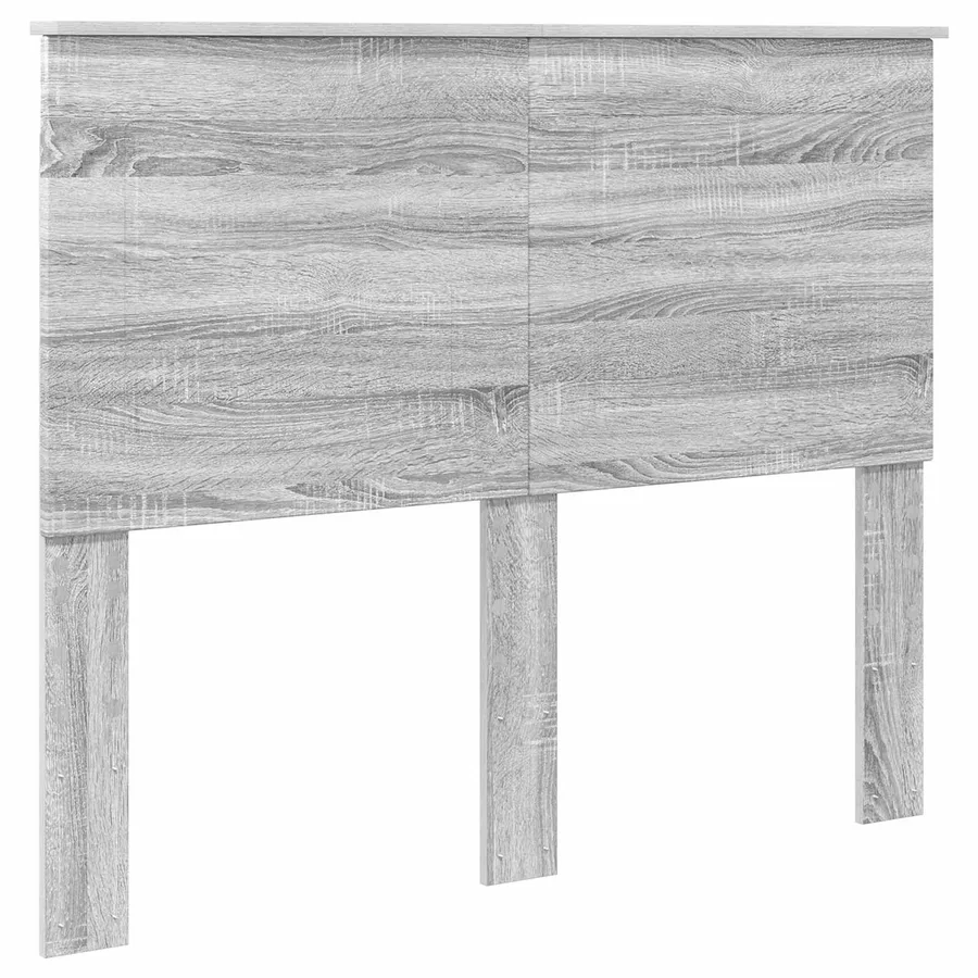 Cadre de lit Gris Sonoma 135 x 190 cm Bois de pin massif - 6