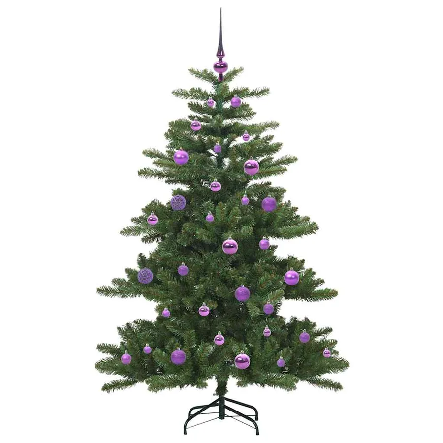 Sapin de Noël Artificiel à Branches Articulées Vert 150 cm - 4