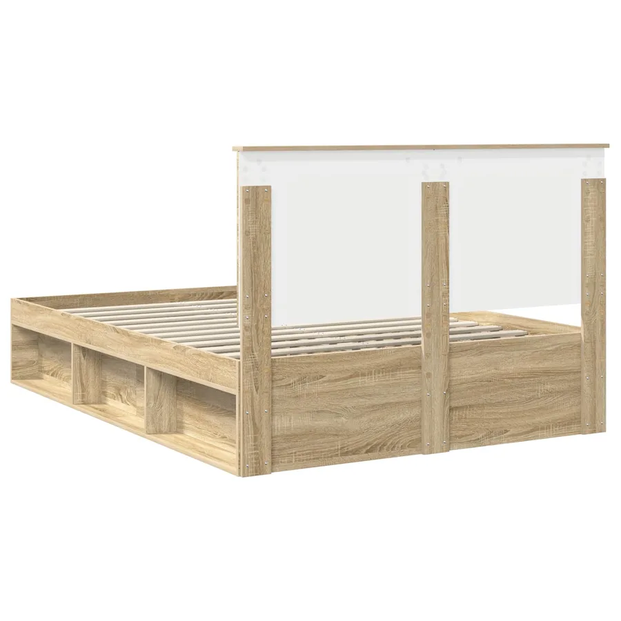 Cadre de lit Sonoma 140 x 200 cm Bois de pin massif - 9