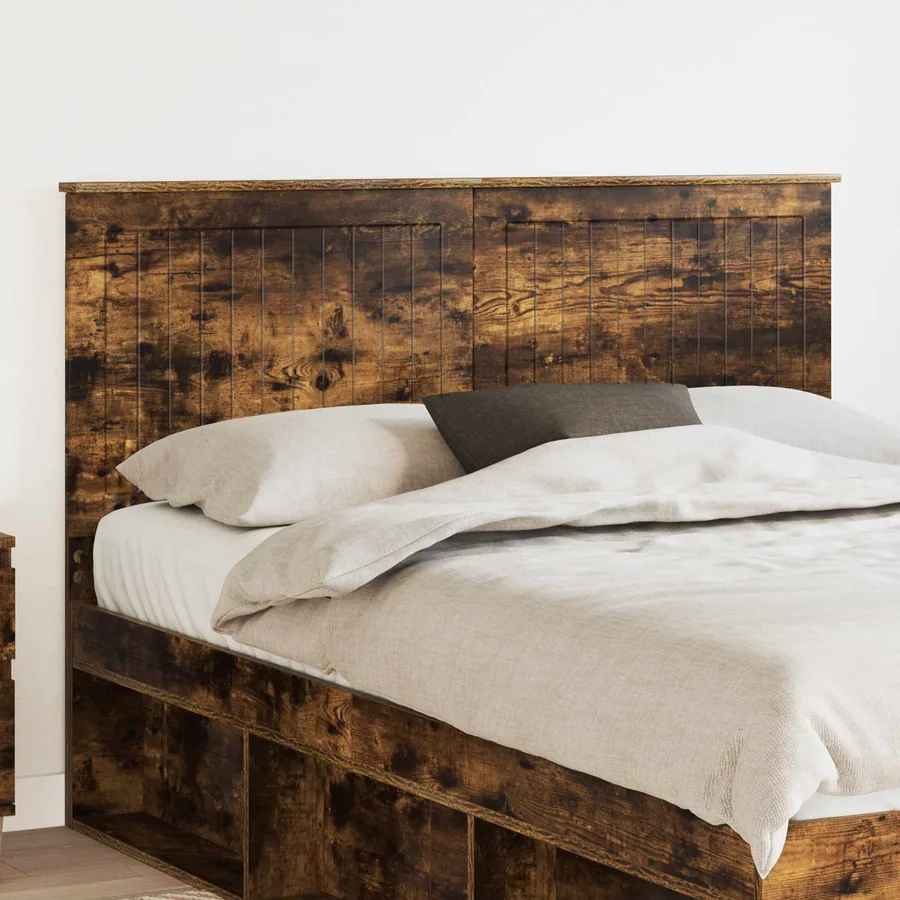 Tête de lit Chêne fumé 140 cm Bois d'ingénierie