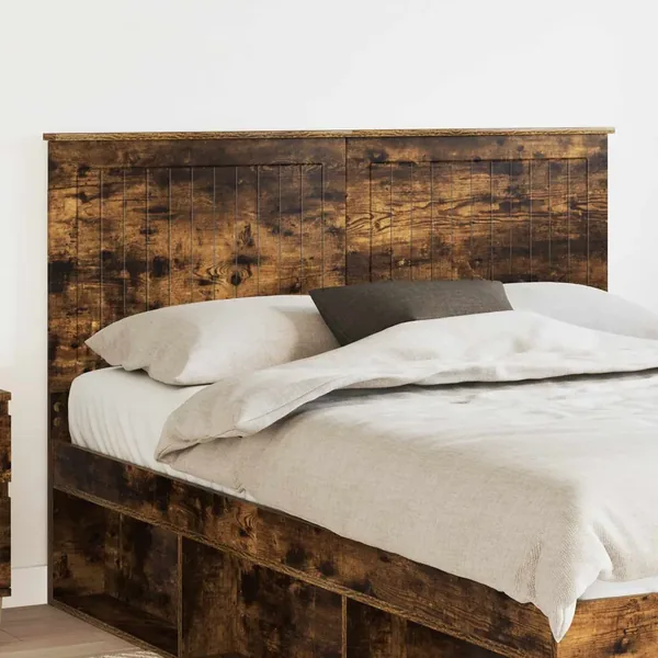 Tête de lit Chêne fumé 140 cm Bois d'ingénierie